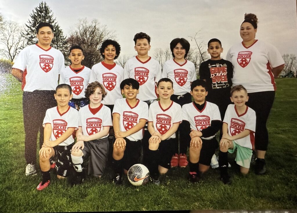 Coaching the Lancaster U10 boys